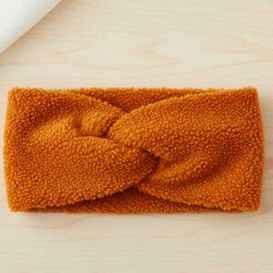2/$21 Ladies Brown Fleece Winter Headband - Brand New